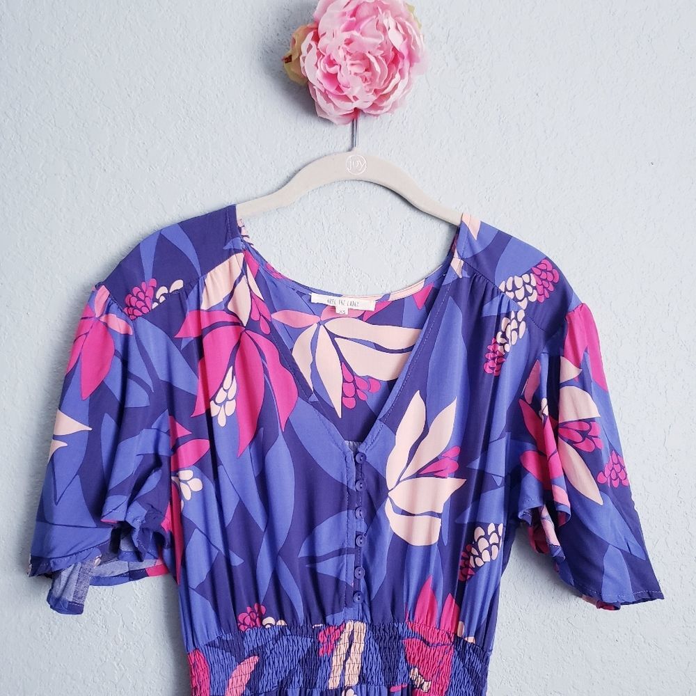 Anthropologie Abel The Label Bold Floral V-Neck H… - image 5